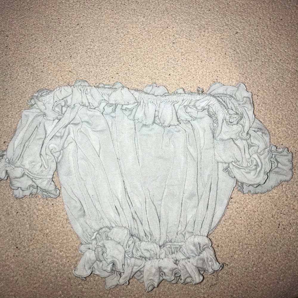 Off the shoulder crop top